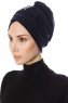 Yonca - Marineblå Turban