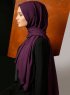 Zahra - Lilla Crepe Hijab - Mirach