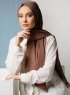 Zahra Ljusbrun Crepe Hijab Mirach 110023a