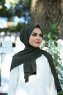 Zahra - Mørk Khaki Crepe Hijab - Mirach
