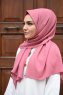Zahra - Mørk Rosa Crepe Hijab - Mirach