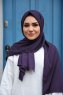 Zahra - Plomme Crepe Hijab - Mirach