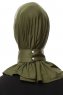 Zeliha - Khaki Praktisk Viskos Hijab
