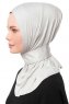 Zeliha - Lysegrå Praktisk Viskos Hijab
