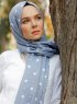 Zinera - Grå Mønstret Hijab - Sal Evi