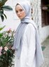 Malika - Grå Hijab - Sal Evi