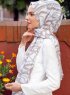 Zuleika - Brun Mønstret Hijab - Sal Evi