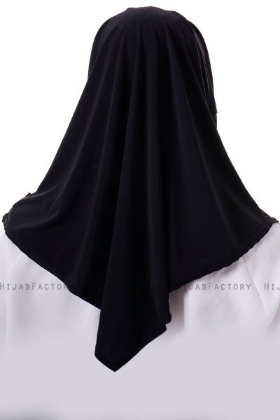 Esma - Svart Amira Hijab - Firdevs