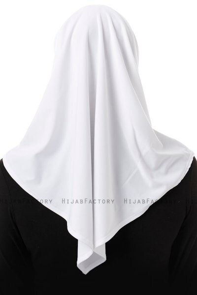 Esma - Hvit Amira Hijab - Firdevs