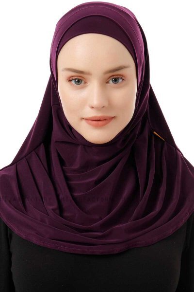 Esma - Plomme Amira Hijab - Firdevs