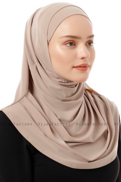 Esma - Beige Amira Hijab - Firdevs