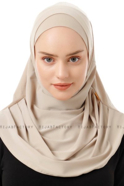 Esma - Lys Beige Amira Hijab - Firdevs