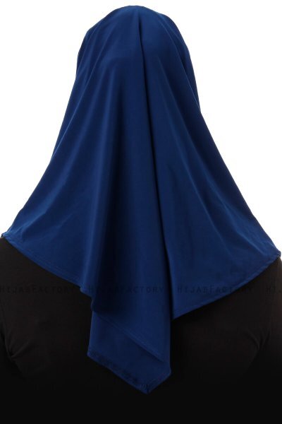 Esma - Lys Marineblå Amira Hijab - Firdevs