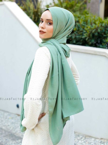 Emira - Lysegrønn Hijab - Sal Evi