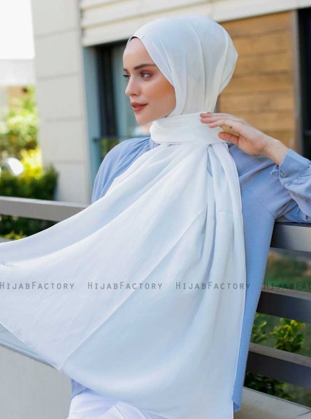 Emira - Hvit Hijab - Sal Evi