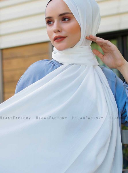Emira - Hvit Hijab - Sal Evi