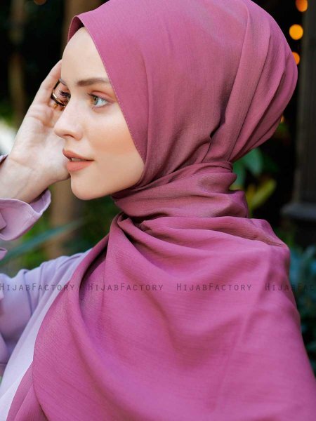 Emira - Mørk Rosa Hijab - Sal Evi