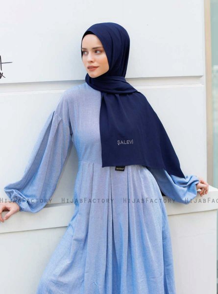 Emira - Marineblå Hijab - Sal Evi
