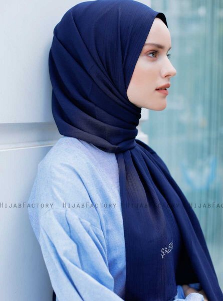 Emira - Marineblå Hijab - Sal Evi