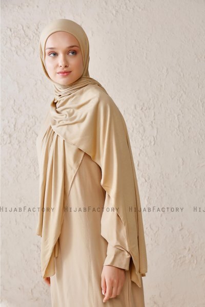 Sibel - Nude Jersey Hijab