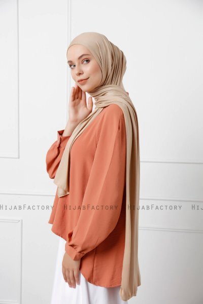 Sibel - Beige Jersey Hijab