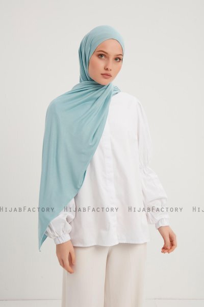 Sibel - Green Water Jersey Hijab