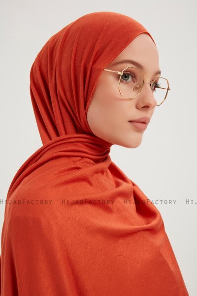 Sibel - Oransje Jersey Hijab