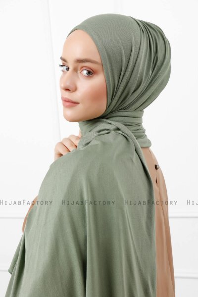 Sibel - Grønn Jersey Hijab