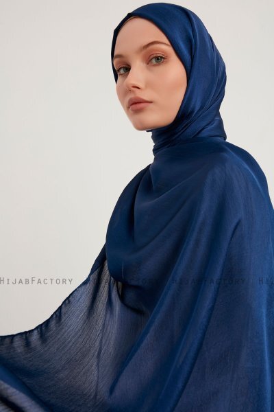 Berrak - Marineblå Janjanli Hijab