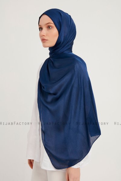 Berrak - Marineblå Janjanli Hijab