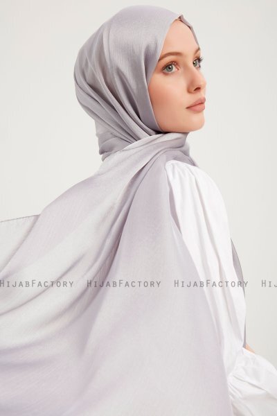 Berrak - Lysegrå Janjanli Hijab