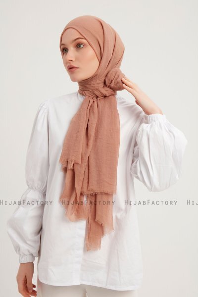 Afet - Lysebrun Comfort Hijab
