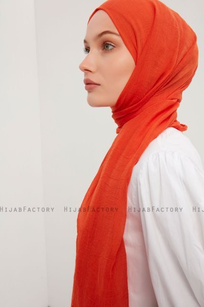 Afet - Mursteinsrød Comfort Hijab