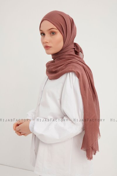 Afet - Mørk Rosa Comfort Hijab