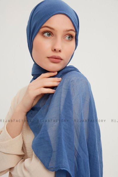 Afet - Blå Comfort Hijab