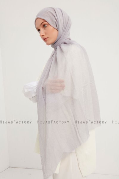 Afet - Lysegrå Comfort Hijab