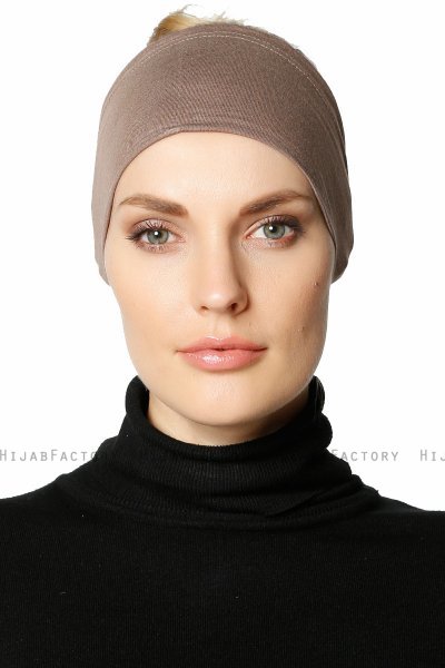 Cemre - Mørk Taupe Bandana Undersjal