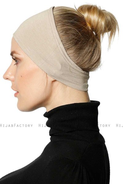 Cemre - Lys Taupe Bandana Undersjal
