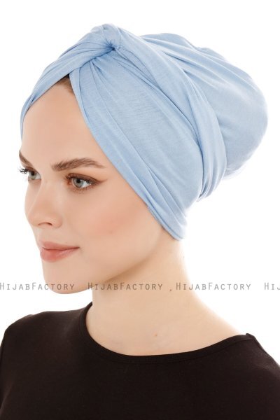 Belinay - Lyseblå Turban - Ecardin