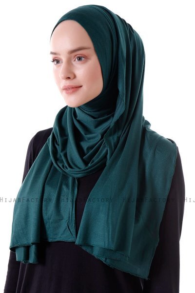 Hanfendy - Mørk Grønn Praktisk One Piece Hijab