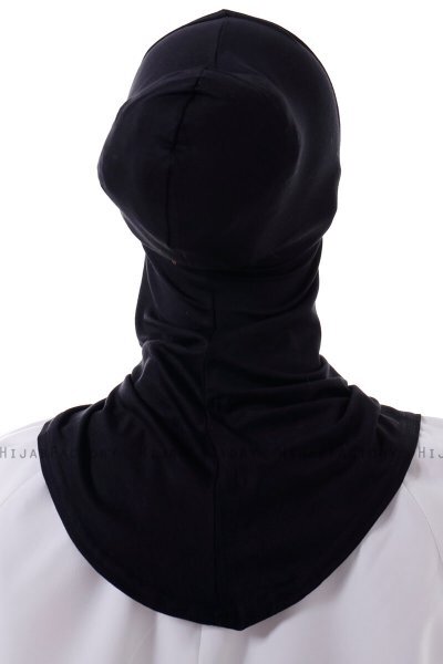 Damla - Svart Ninja Hijab Maske Undersjal