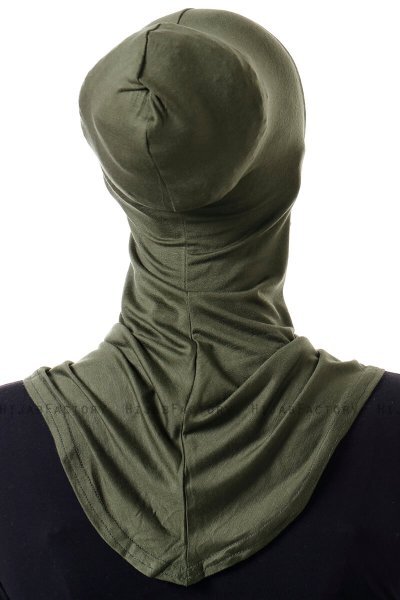 Damla - Khaki Ninja Hijab Maske Undersjal