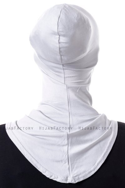 Damla - Lysegrå Ninja Hijab Maske Undersjal