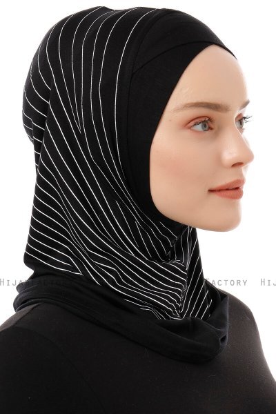 Babe Cross - Svart & Hvit One-Piece Al Amira Hijab