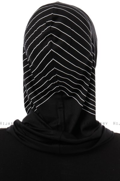 Babe Cross - Svart & Hvit One-Piece Al Amira Hijab