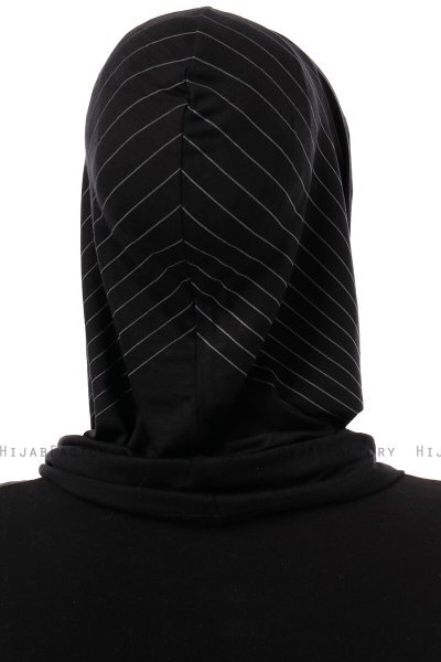Babe Cross - Svart & Lysegrå One-Piece Al Amira Hijab