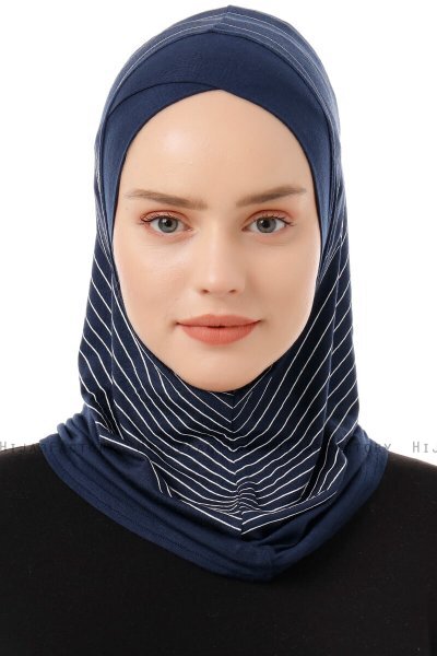 Babe Cross - Marineblå One-Piece Al Amira Hijab