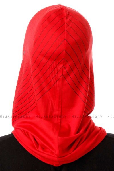 Babe Cross - Rød One-Piece Al Amira Hijab