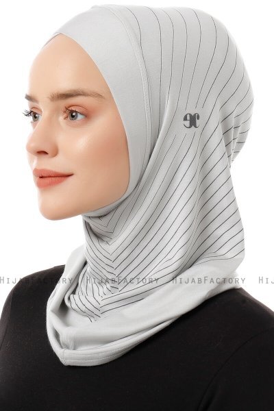 Babe Cross - Lysegrå One-Piece Al Amira Hijab