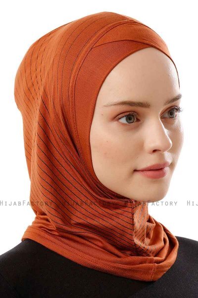 Babe Cross - Mursteinsrød One-Piece Al Amira Hijab